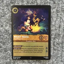 Disney Lorcana Wilds Unknown Mickey Mouse Exped. Leader 26/204 Super Rare Foil - Image 1
