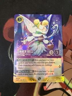 Tinker Bell - Snowflake Collector (Store Set Champ) 34 P3 Disney Lorcana Holo - Image 1