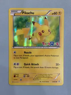 Pikachu - (Toys R Us) 026/083 Miscellaneous Cards & Products Holo - Image 1