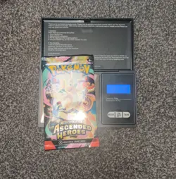 *EXTREMELY HEAVY* Potential Rare Cards! Ascended Heroes Sealed Booster Pack - Image 1