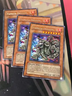 YUGIOH - YAMATA DRAGON X3 - RARE - RP02 - NM - Image 1