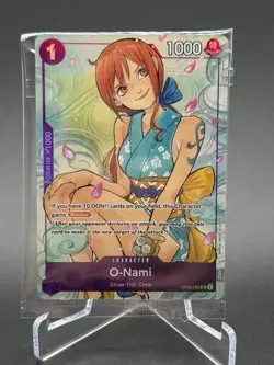 O-Nami (Illustration Box Vol.1) OP05-062 One Piece Promotion Cards Foil Sealed - Image 1