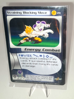 Straining Blocking Move - Dragon Ball Z DBZ CCG Score Card #24 - Image 1