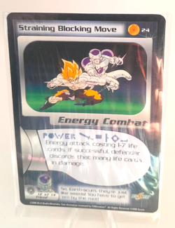 Straining Blocking Move - Dragon Ball Z DBZ CCG Score Card #24 - Image 2