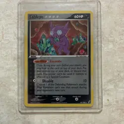 Pokemon Sableye 10/100 EX Crystal Guardians 2006 Basic HP 60 Holo Rare Card - Image 1
