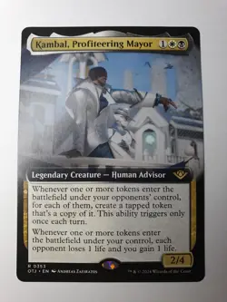 MTG - Kambal, Profiteering Mayor Extended - Outlaws of Thunder Junct #0353 - N/M - Image 1
