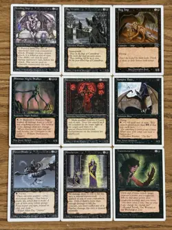 MTG Mono Black Rat Swarm Deck Ready to Play Fallen Empires Vintage - Image 3