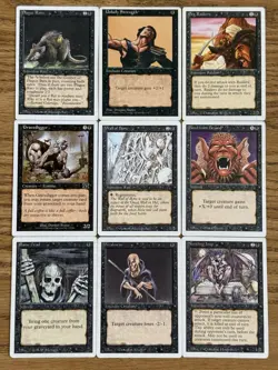 MTG Mono Black Rat Swarm Deck Ready to Play Fallen Empires Vintage - Image 4