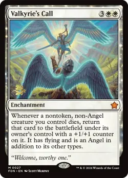 MTG - Valkyrie's Call [Foundations Prerelease Promos] Foil - Image 1