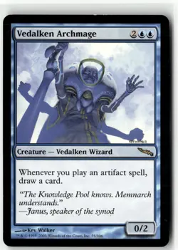 Vedalken Archmage R Mirrodin 55 NM - Image 1