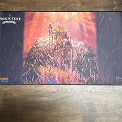 Magic MTG MagicFest 2020 Promo Path to Exile Playmat Stitched Unused New Angel - Image 1