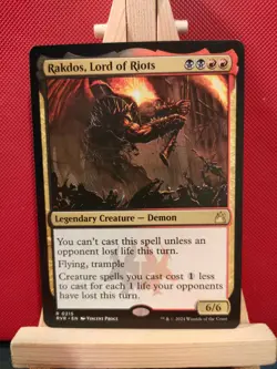 Rakdos, Lord of Riots - Ravnica Remastered - Rare - NM - MTG - Image 1