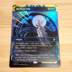 Force of Will, Foil, Mystical Archive, Secrets of Strixhaven, Magic MTG NM - Image 1