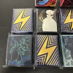 Pokemon ETB Sleeves Lot Of 8 Packs + 2 Deck Boxes Brand NEW Sealed - Free Ship! - Image 3