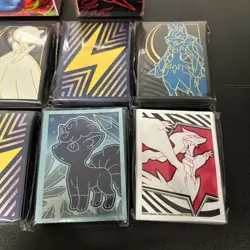 Pokemon ETB Sleeves Lot Of 8 Packs + 2 Deck Boxes Brand NEW Sealed - Free Ship! - Image 4