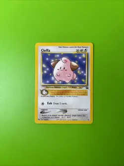 Cleffa 31 Black Star Promo WOTC Pokemon Card LP - Image 1