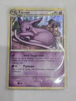 Pokemon TCG Espeon 4/95 Call of Legends Holo Rare - HP/Damaged - Image 1