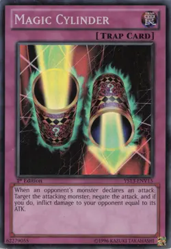 Yugioh Magic Cylinder YS13-ENV15 Super Rare 1st Edition LP - Image 1