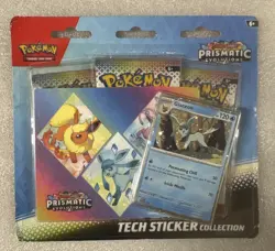 Pokemon Prismatic Evolutions Tech Sticker Collection - Glaceon - Factory Sealed - Image 1