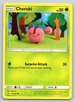 CHERUBI 10/156 C ULTRA PRISM POKEMON MP ITO - Image 1