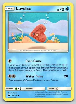 LUVDISC 44/168 C CELESTIAL STORM POKEMON MP ITO - Image 1