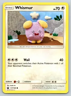 WHISMUR 117/168 C CELESTIAL STORM POKEMON MP ITO - Image 1