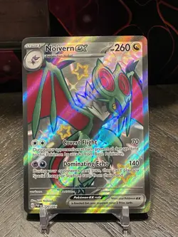 Noivern ex 220/091 Paldean Fates Shiny Pokemon TCG - Image 1