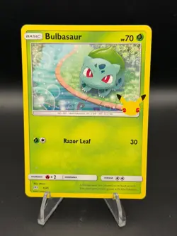 Bulbasaur 001/025 Promo McDonald's 25th Anniversary Promos Pokemon Near Mint - Image 1