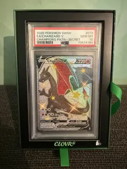 PSA 10 Shiny Charizard V Champions Path 079/073 Pokemon - Image 1
