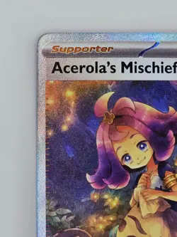 Acerola's Mischief 183/132 Pokemon TCG Mega Evolution Trainer SIR Holo NM - Image 3