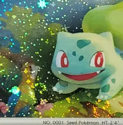 Pokemon Bulbasaur Charmander Squirtle Black Star Promo Cosmos Holo Swirl PSA 9 - Image 3