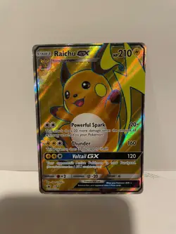 Pokemon - Raichu GX - SM90 - Sun & Moon Black Star Promo - Full Art Holo - NM - Image 2
