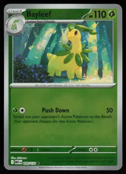 Bayleef 009/132 Common Mega Evolution Pokemon Reverse Holo Near Mint - Image 1