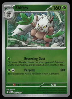 Shiftry 015/132 Uncommon Mega Evolution Pokemon Reverse Holo Near Mint - Image 1