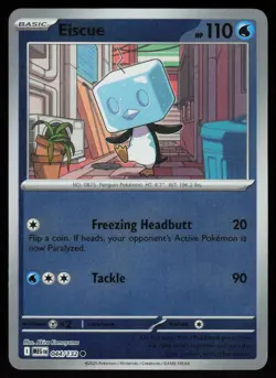 Eiscue 044/132 Common Mega Evolution Pokemon Reverse Holo Near Mint - Image 1