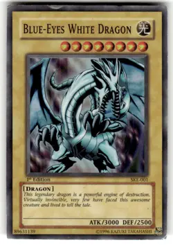 Blue-Eyes White Dragon SKE-001 Starter Deck:Yu-Gi-Oh 1st Edition MP - Image 1