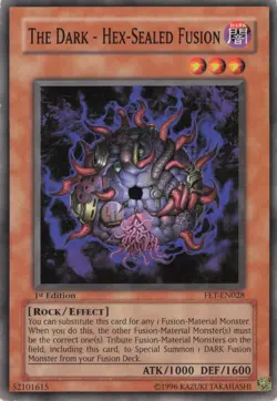 Yugioh The Dark - Hex-Sealed Fusion FET-EN028 Common 1st Edition LP - Image 1