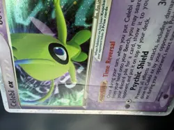 Celebi ex 17/17 Holo POP Series 2 Ultra Rare Pokemon Card HP Crease - Image 2