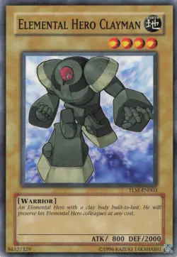 Yugioh Elemental HERO Clayman TLM-EN003 Common NM - Image 1