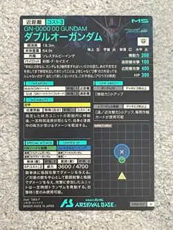 Gundam ARSENAL BASE Card UT04-027(U) 061 OO GUNDAM Setsuna F Seiei BANDAI Japan - Image 5