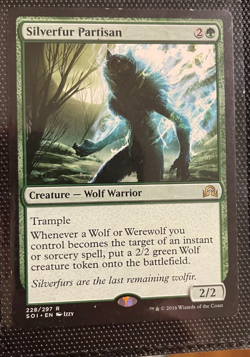 Silverfur Partisan - Shadows over Innistrad - MTG Magic Card - NM - Image 1