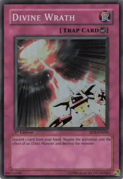 Yugioh Divine Wrath RDS-EN050 Super Rare 1st Edition LP - Image 1