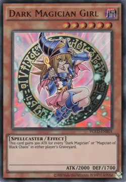 Yugioh Dark Magician Girl YGLD-ENB03 Ultra Rare NM - Image 1