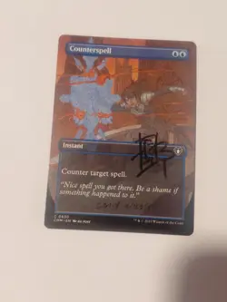 Counterspell Signed Rk Post And Dated Borderless #630 - Commander Masters - Image 1
