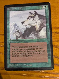 Aspect of Wolf Beta rare nm- Magic the Gathering mtg - Image 1