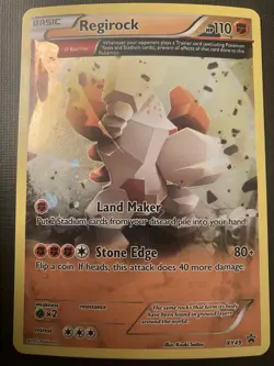 Regirock XY49 Pokemon XY Black Star Promo 2015 LP - Image 1