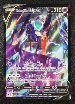 Pokemon Shadow Rider Calyrex V Astral Radiance Trainer Gallery Holo TG17/TG30 - Image 1