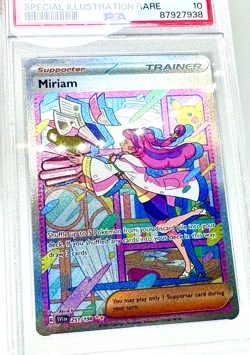 2023 Pokemon English Scarlet & Violet SIR Holo MIRIAM 251/198 PSA 10 GEM MINT - Image 3