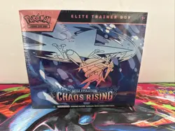 Pokemon Chaos Rising Elite Trainer Box Factory Sealed ETB - Image 1