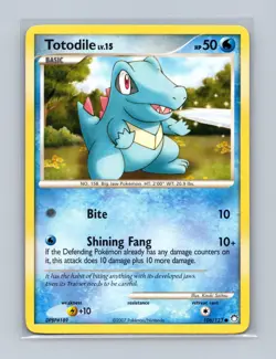 Totodile 106/123 Common Mysterious Treasures Lightly Played - Image 1